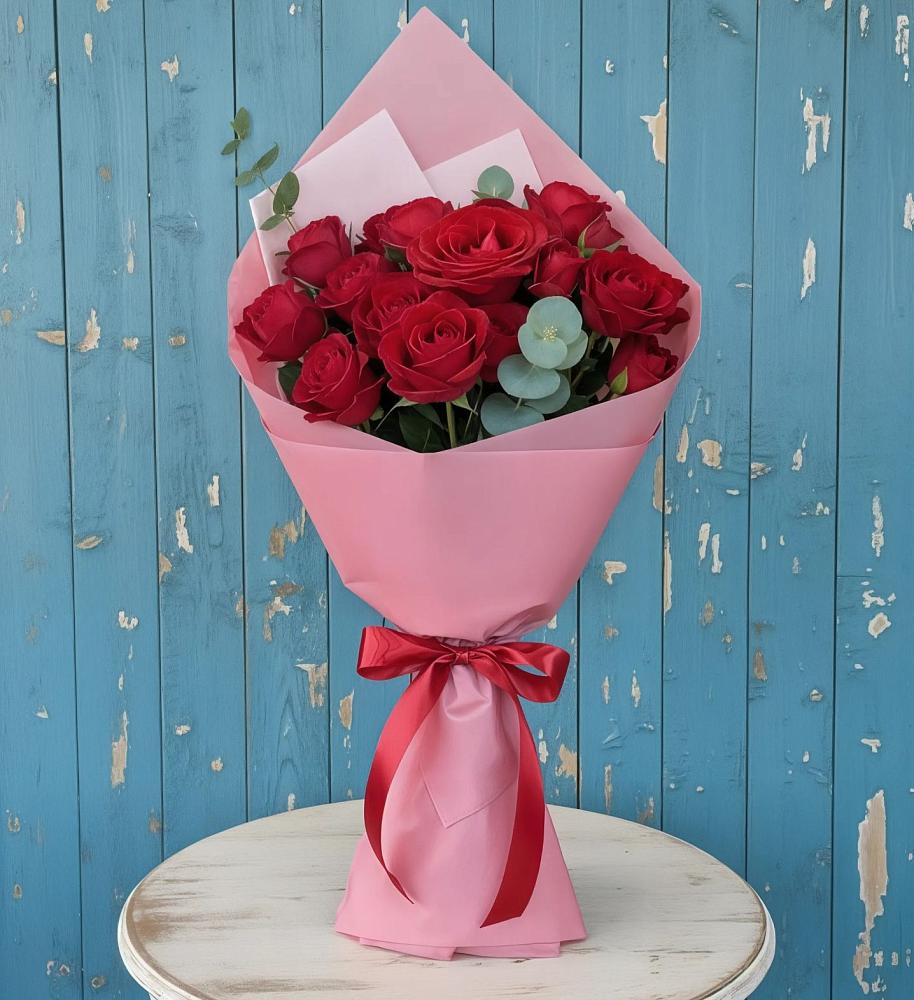 Букет цветов из: Розы в Старобжегокай