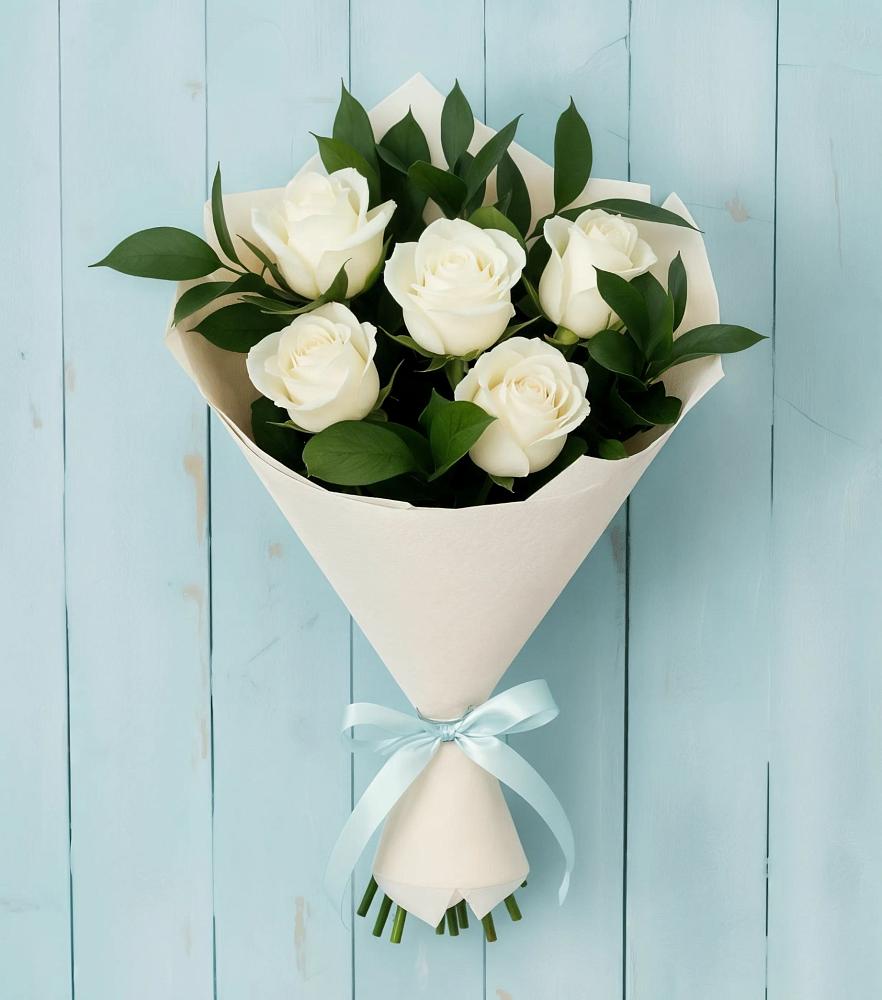 Букет цветов из: Розы в Старобжегокай