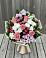 Букет цветов из: Альстромерии, Гвоздики, Розы и Хризантемы в Старобжегокай