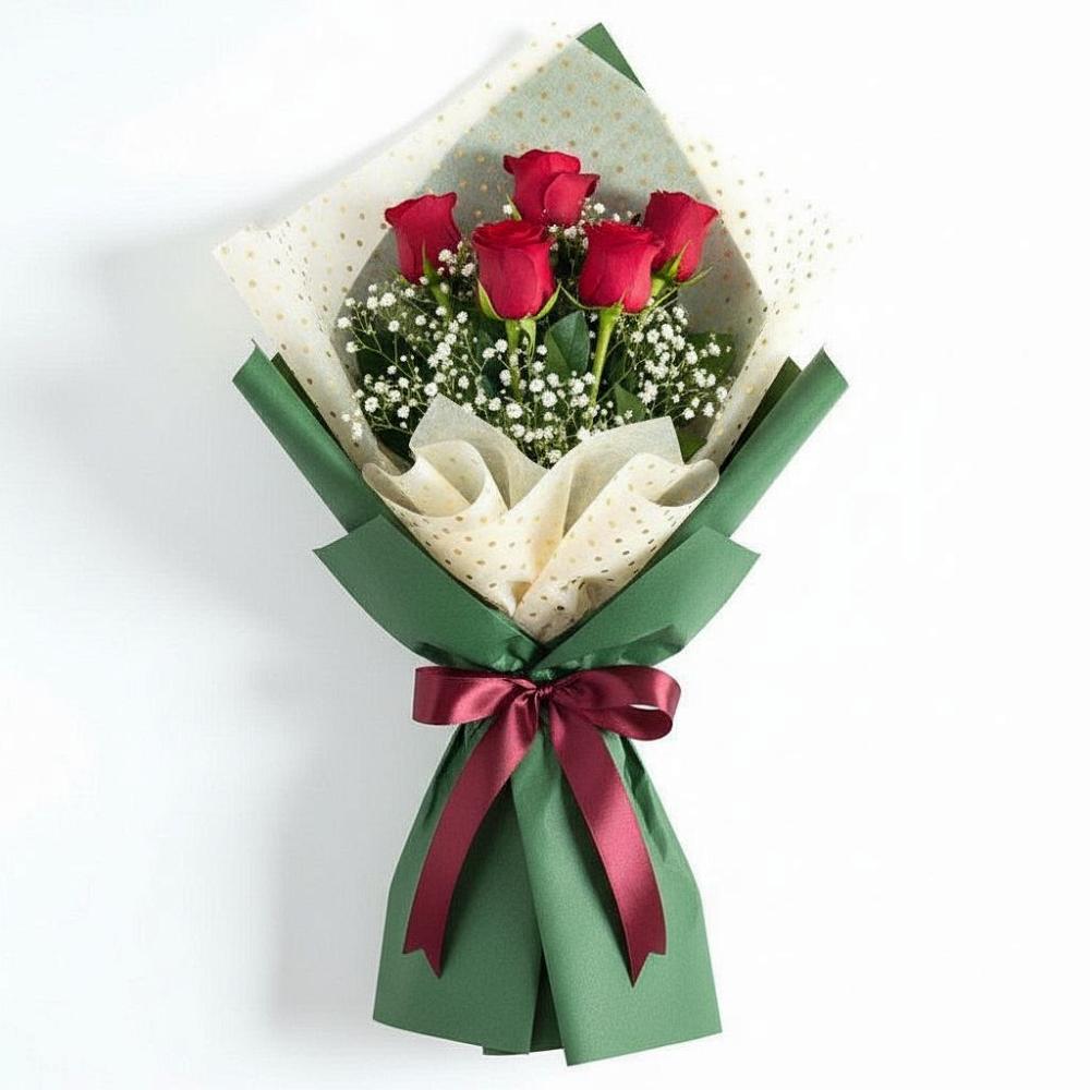 Букет цветов из: Розы в Старобжегокай