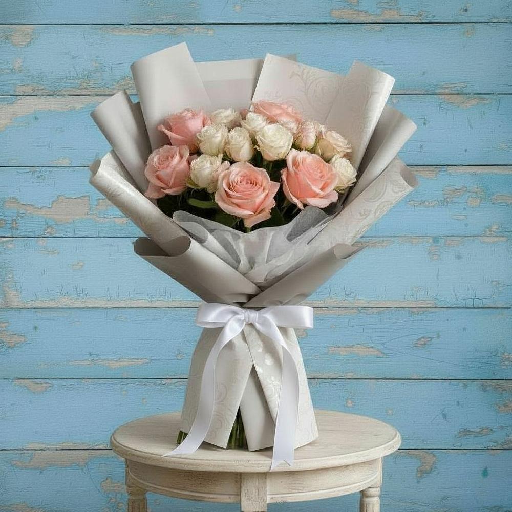 Букет цветов из: Розы в Старобжегокай