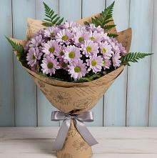 Букет цветов из:  Хризантемы в Старобжегокай