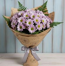Букет цветов из:  Хризантемы в Старобжегокай