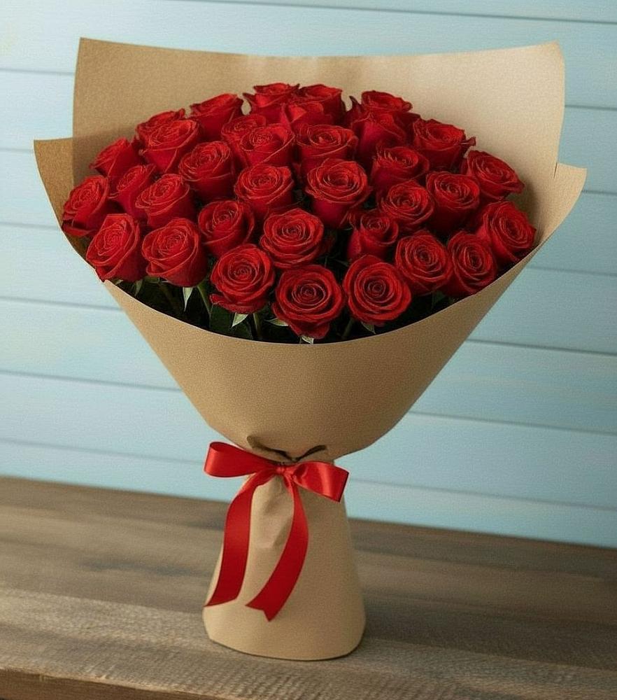 Букет Красные розы Милано в Старобжегокай