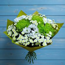 Букет цветов из:  Хризантемы в Старобжегокай