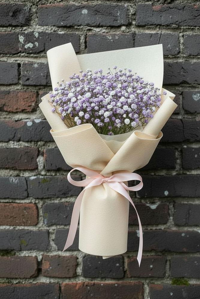 Букет цветов из: Гипсофила в Старобжегокай