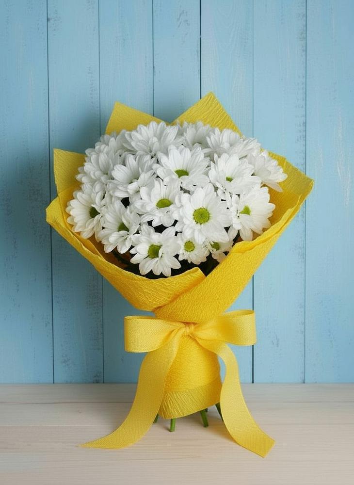 Букет цветов из: Хризантемы в Старобжегокай