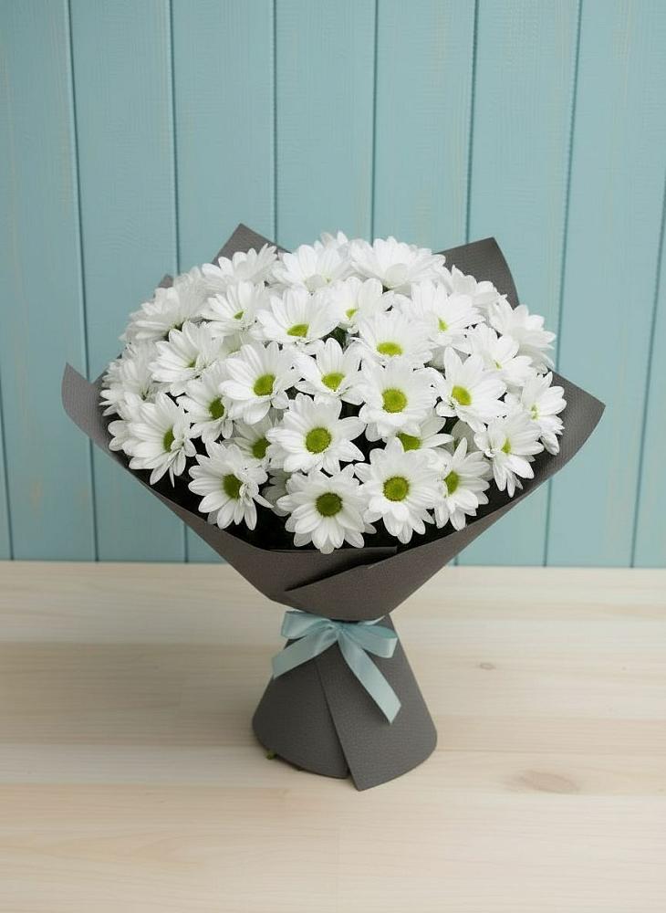 Букет цветов из: Хризантемы в Старобжегокай