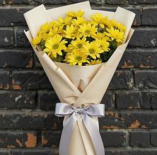 Букет цветов из:  Хризантемы в Старобжегокай