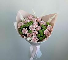 Букет цветов из:  Розы и Хризантемы в Старобжегокай