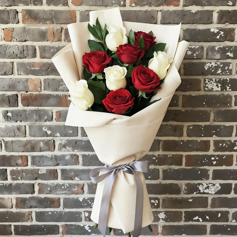 Букет цветов из: Розы в Старобжегокай