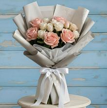 Букет цветов из:  Розы #REPLACE_PRED# Старобжегокай