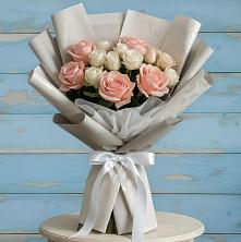 Букет цветов из:  Розы в Старобжегокай