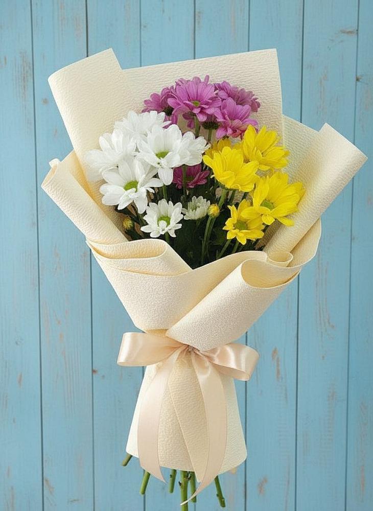 Букет цветов из: Хризантемы в Старобжегокай