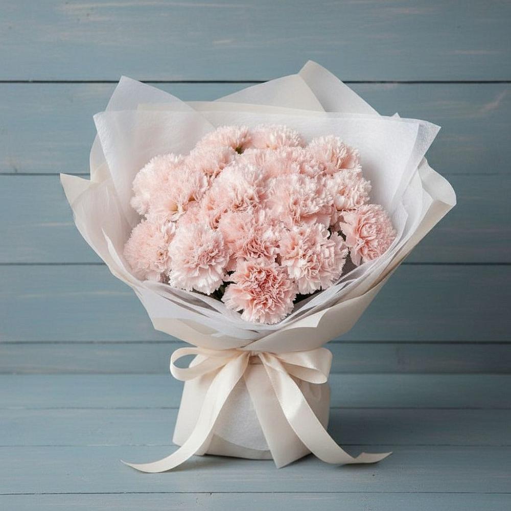 Букет цветов из: Гвоздики в Старобжегокай